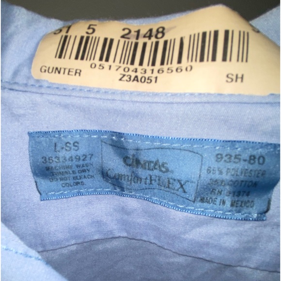 NWOT | Tito's Vodka | Workwear Styled Cintas Button Up | Short Sleeve | Large - Picture 5 of 8